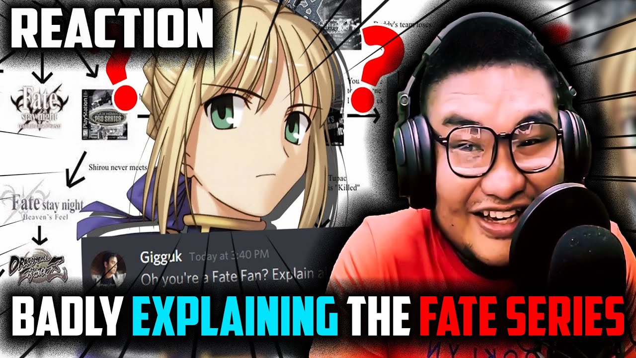 Wanna Join me in Hell? || Badly Explaining the ENTIRE Fate Series in 30 MINUTES [[REACTION]]