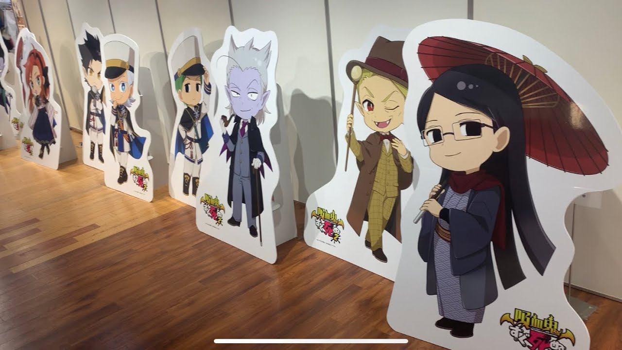 「吸血鬼すぐ死ぬ２×大正浪漫」POP UP SHOP  フォトスポット キャラクターパネル グッズ The Vampire Dies in No Time ポップアップストア