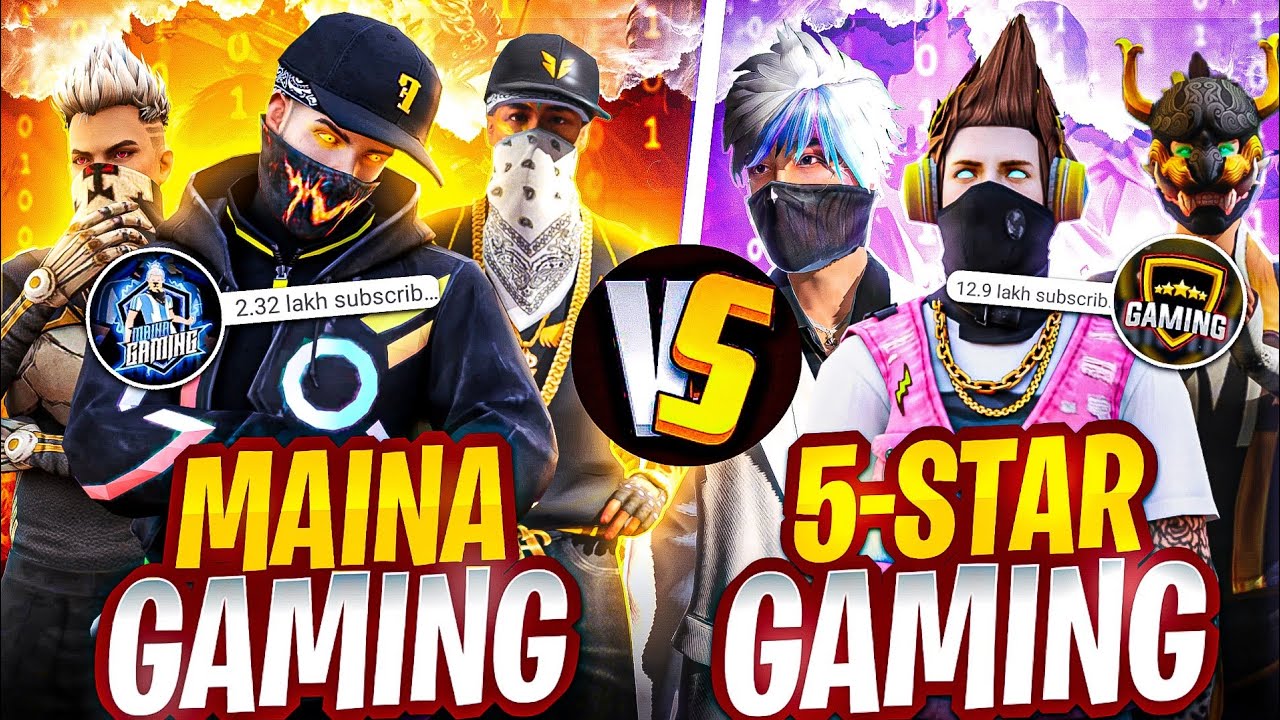 5 Star Gaming Challenge Me 4 Vs 4 😡 Next Level Clash Squad Versus -Garena Free Fire