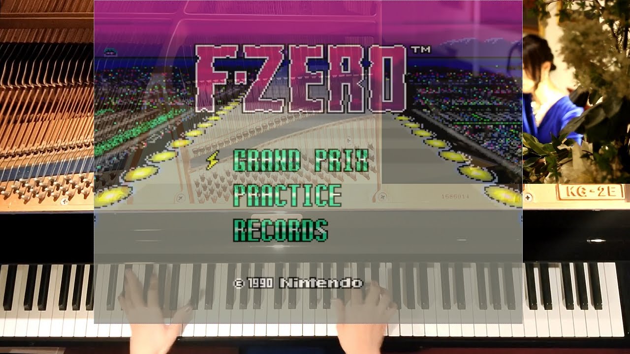 F-ZERO BIG BLUE , MUTE CITY PIANO MEDLEY