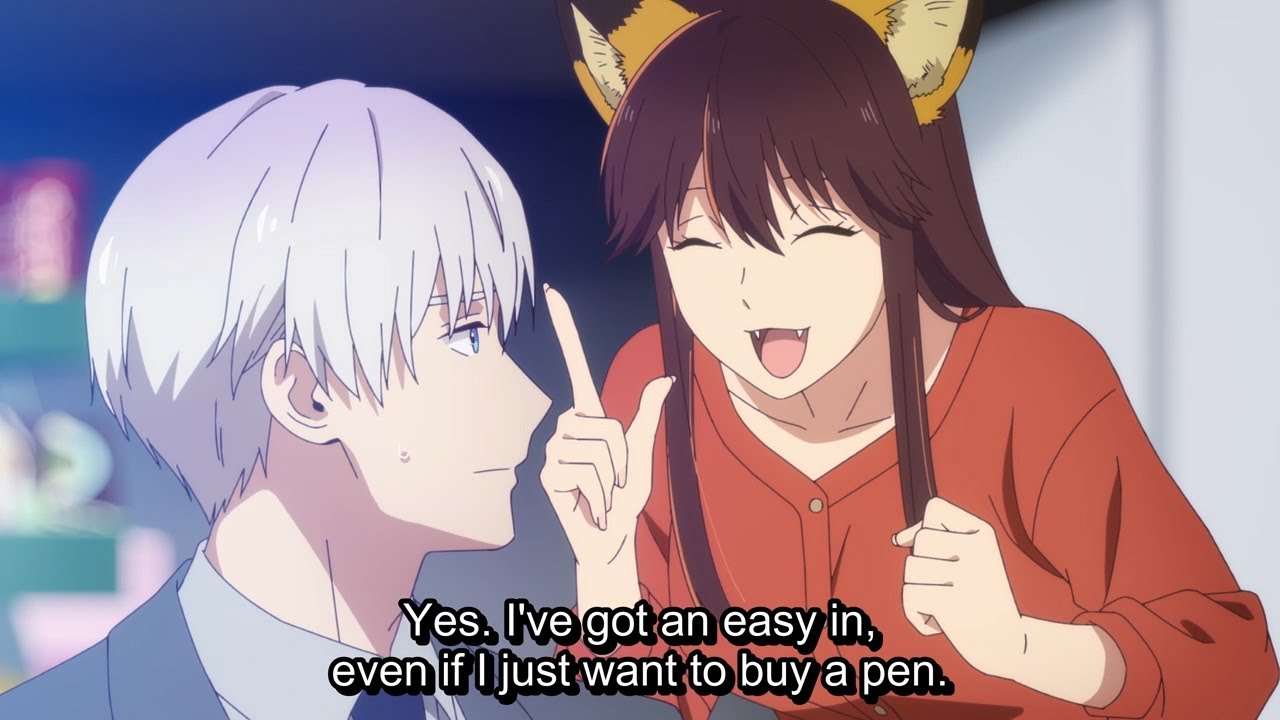 Fuyutsuki wants Himuro to give her a cat Ep6 The Ice Guy and His Cool Female Colleague 氷属性男子とクールな同僚女