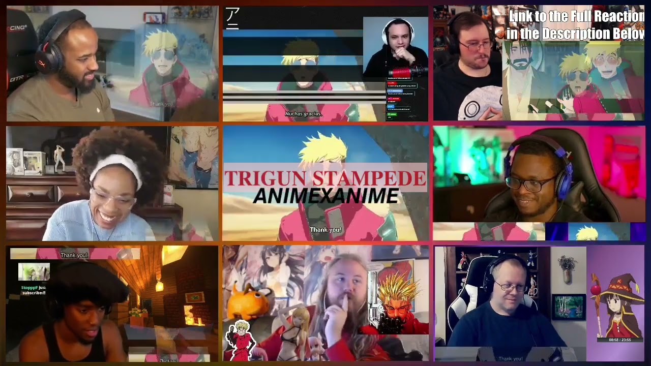 𝐓𝐫𝐢𝐠𝐮𝐧 𝐒𝐭𝐚𝐦𝐩𝐞𝐝𝐞 𝐒𝐞𝐚𝐬𝐨𝐧 𝟏 𝐄𝐩𝐢𝐬𝐨𝐝𝐞 𝟏 𝐑𝐞𝐚𝐜𝐭𝐢𝐨𝐧 𝐌𝐚𝐬𝐡𝐮𝐩 | トライガンスタンピード @RTTV2011 @Animaechan
