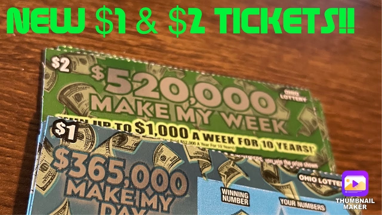🤑NEW!! MAKE MY DAY!!🤑 & MAKE MY WEEK!!🤑 PROFIT!!🤑 OHIO LOTTERY TICKETS!!🤑