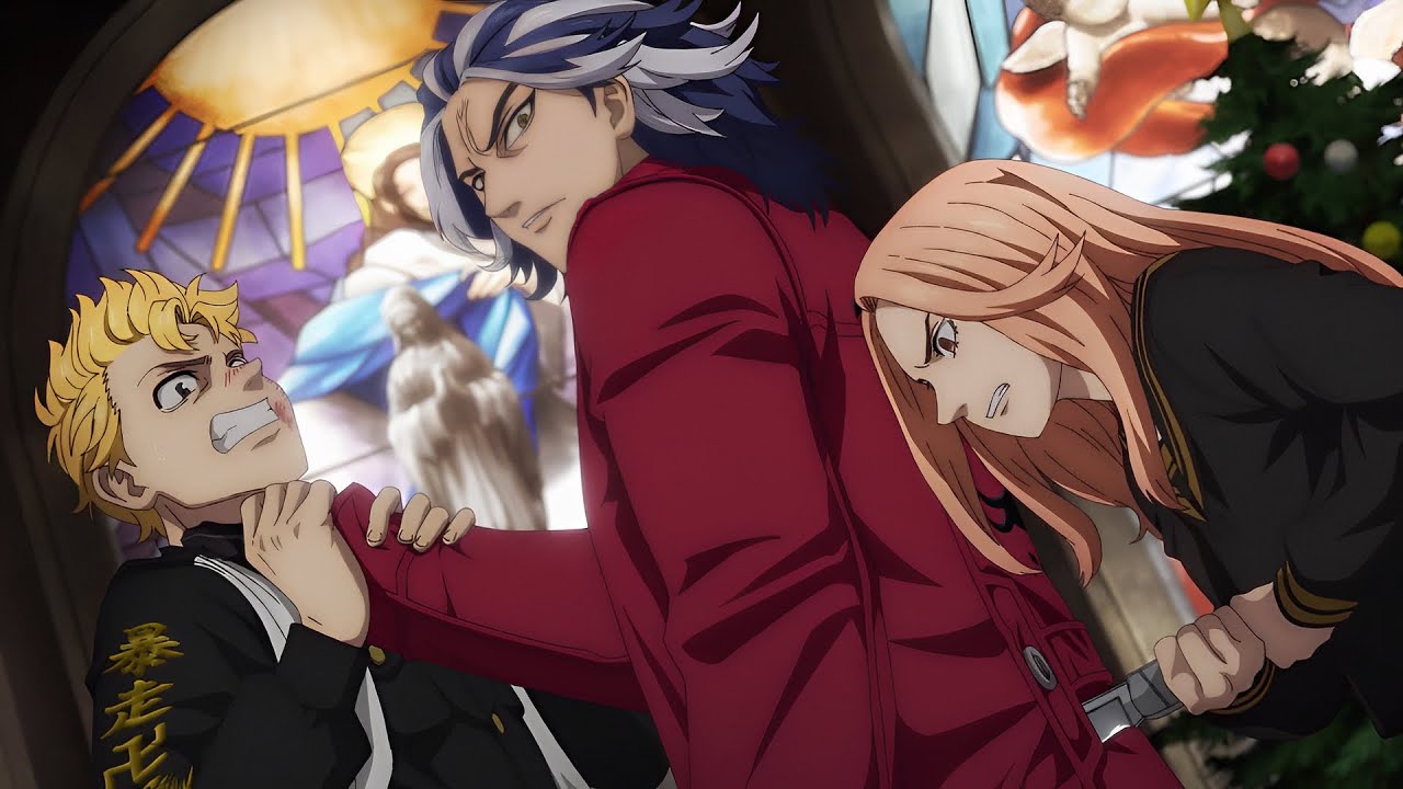 Yuzuha stabs Taiju... | Tokyo Revengers S2 | 東京リベンジャーズ 聖夜決戦編