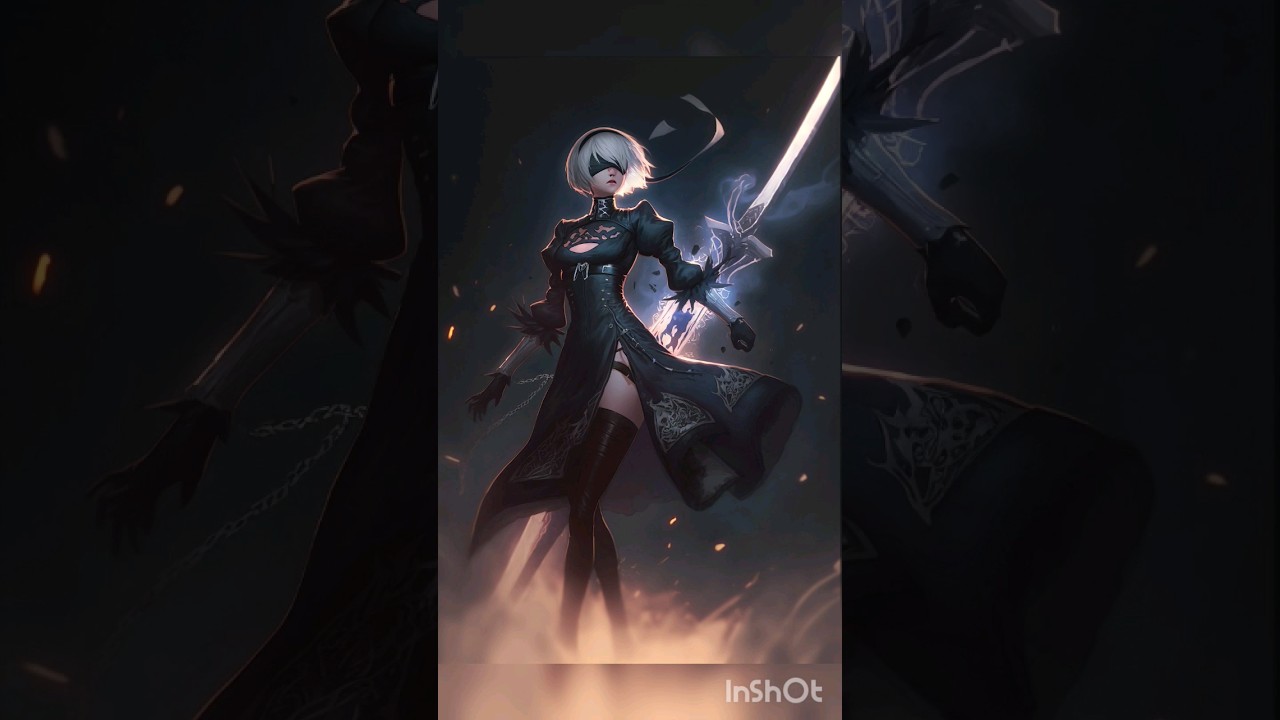 NieR:Automata Ver1.1a midjourney ai showcase #midjourneyai #midjourney #shorts #nier