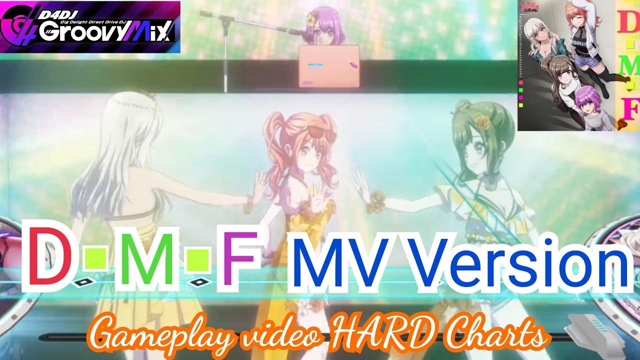 #D4DJ #グルミク 【D4DJ グルミク 】「D.M.F」(Game size Ver.) / Merm4id (マーメイド) 【オリジナル 曲】【MV】【プレイ動画】【HARD譜面】【GFC】