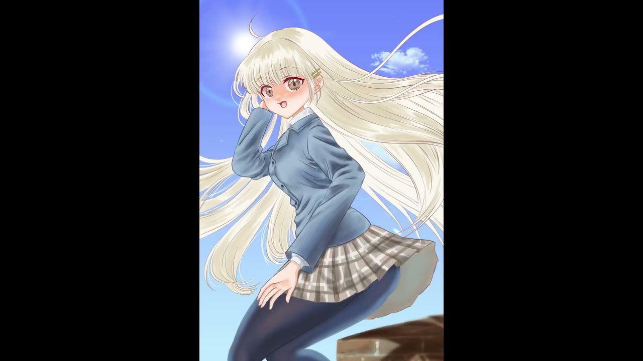 お隣の天使様【椎名真昼】にドキドキするシチュエーション #描いてみた #タイムラプス #今期アニメ