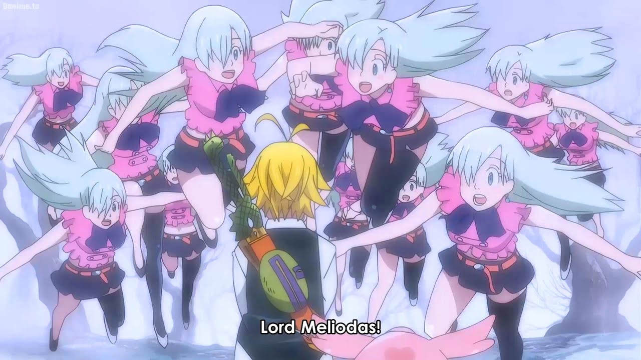 七つの大罪で最もセクシーな女の子 [ Nanatsu no Taizai ] || メリオダス、ホーク、エリザベスの白い夢の森への旅