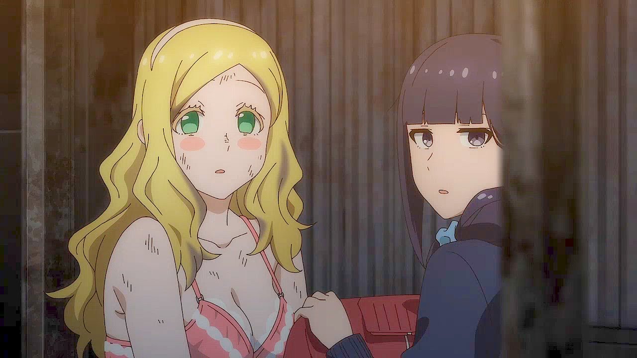 Carol took off all her virtual clothes to reveal her breasts Ep 8 Tomo-chan Is a Girl トモちゃんは女の子