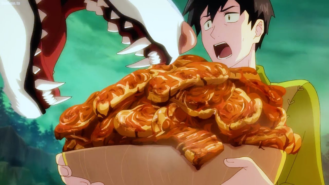 とんでもスキルで異世界放浪メシ| Feru orders Mukouda to make a contract in order to eat the huge "Red Boar" meat