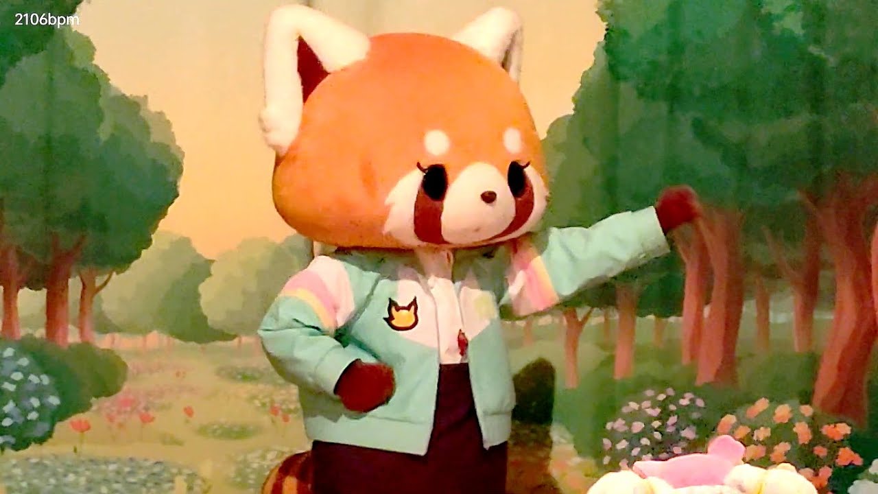 【アグレッシブ烈子】烈子先生とあそぼう（子ども向けグリーティング）サンリオピューロランド Sanrio Puroland【Aggretsuko】