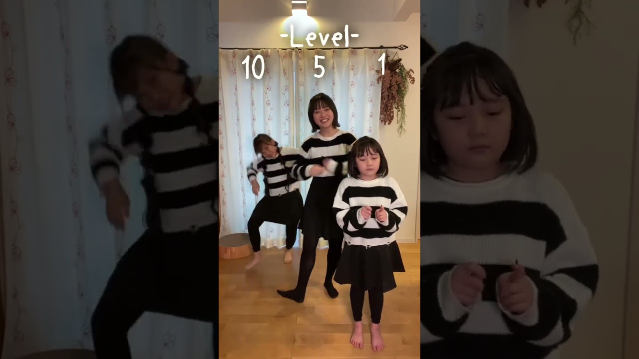 オリジナルソングでレベル1からレベル10で踊ってみた結果…！10の人がやばいw【Happy special day】#Shorts