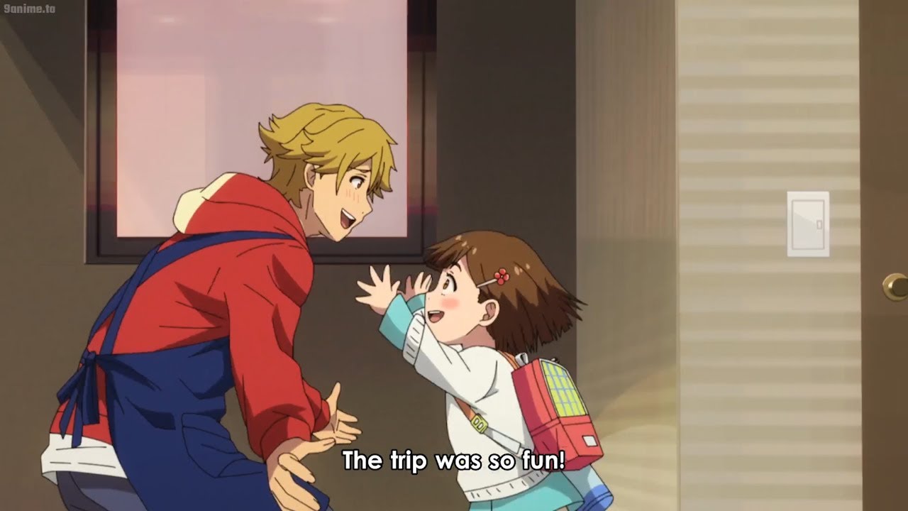 Kazuki was happy to see Miri ~ Buddy Daddies