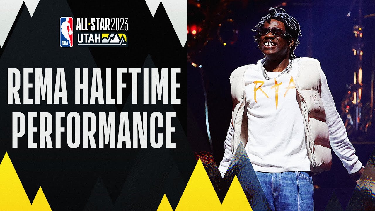 Rema FULL 2023 #NBAAllStar Game Halftime Performance