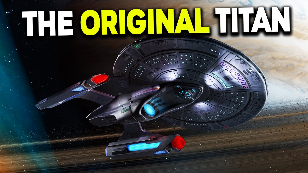 The ORIGINAL  USS TITAN - Luna-class -  Star Trek Starship Breakdown