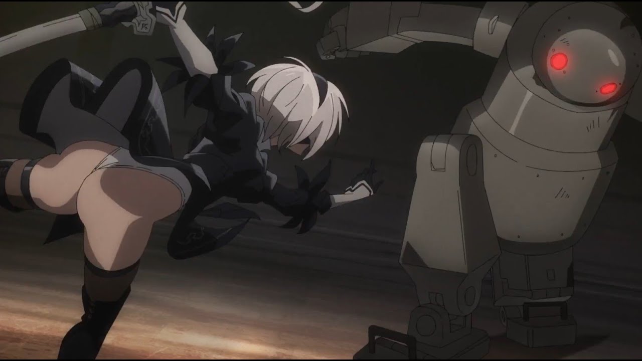 【NieR:Automata Ver1.1a】2Bのレオチラシーン集　１～4話