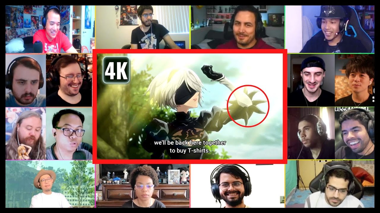 Nier: Automata Ver1.1a Episode 5 Mega Reaction Mashup | Nier Automata Episode 5 Mega Reaction Mashup