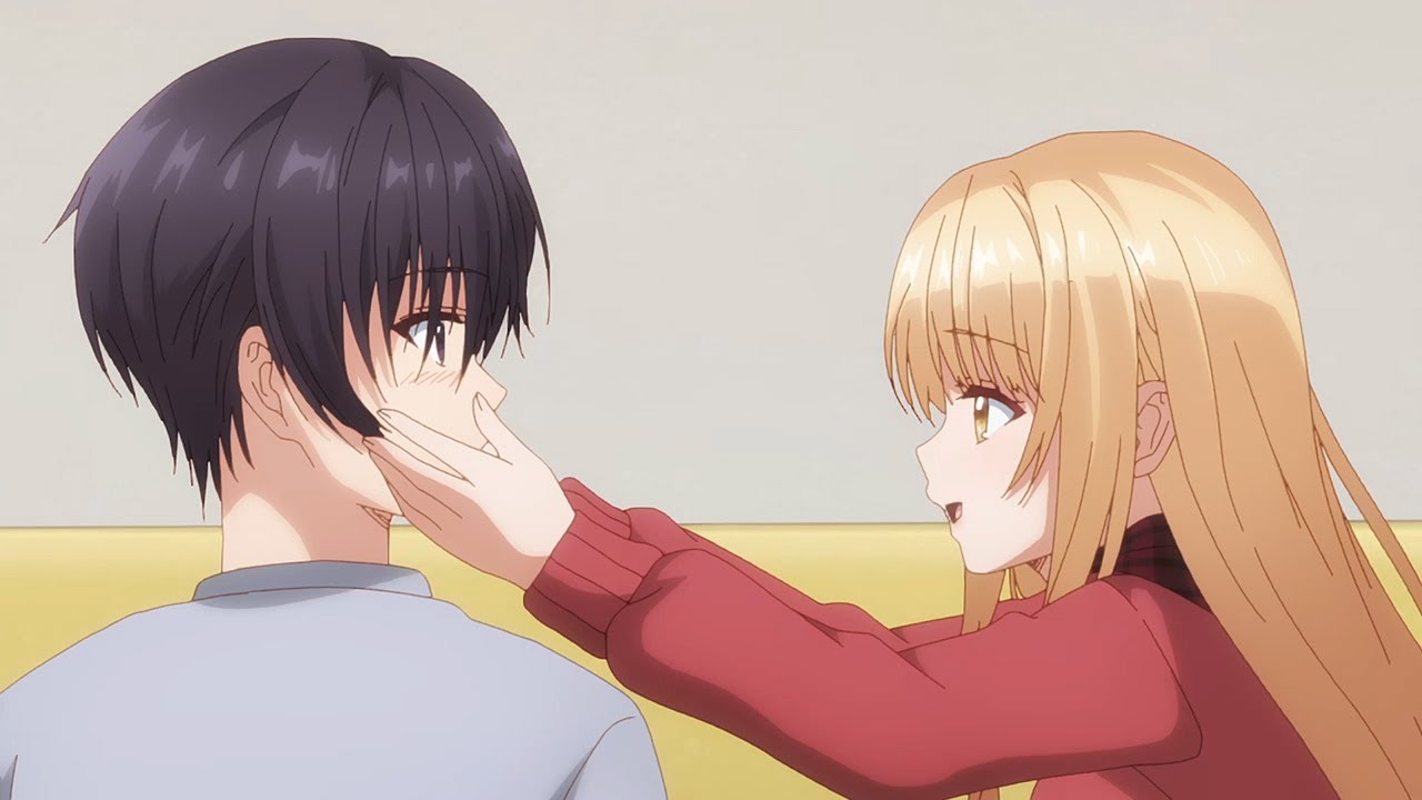 Mahiru Shiina likes Fujimiya's face constantly pinching Ep 8 The Angel Next Door Spoils Me Rotten