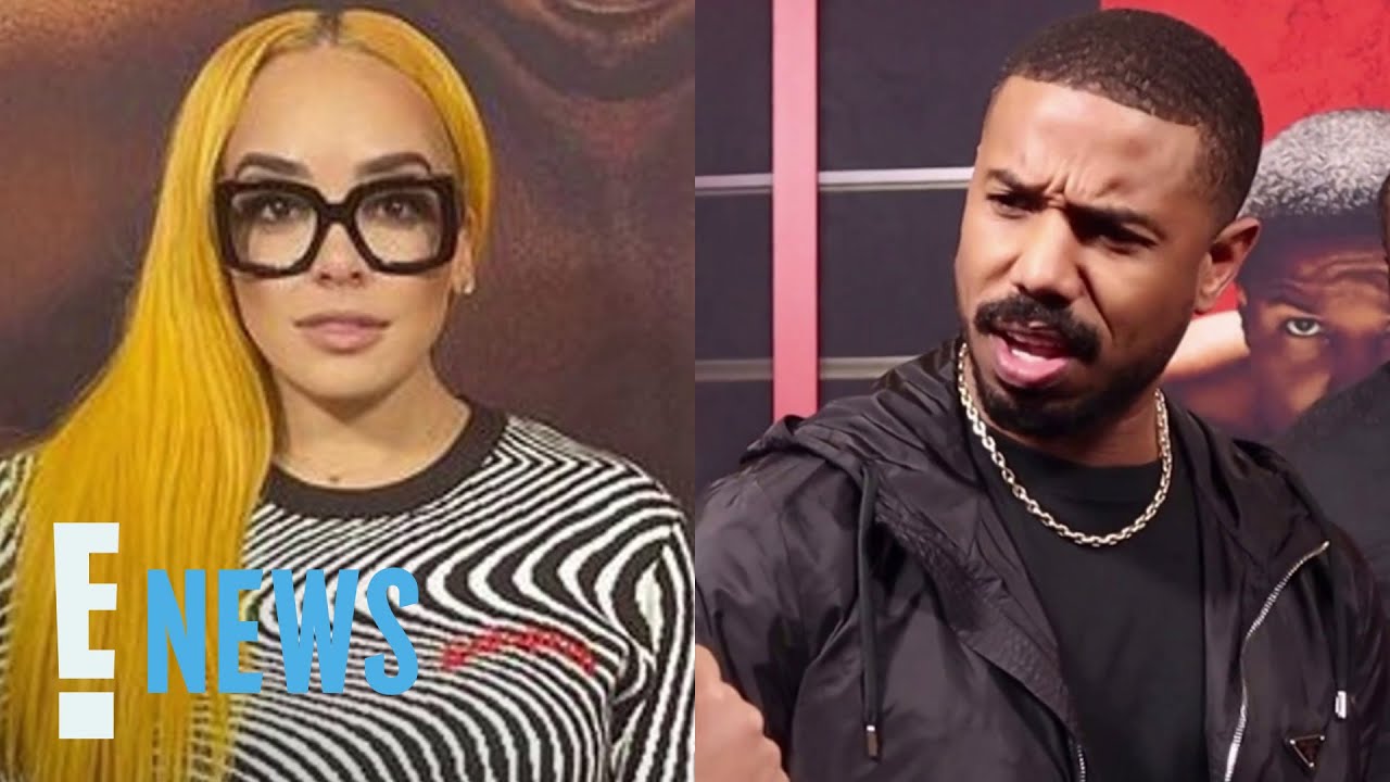 Michael B. Jordan Calls Out Reporter on Creed III Red Carpet | E! News