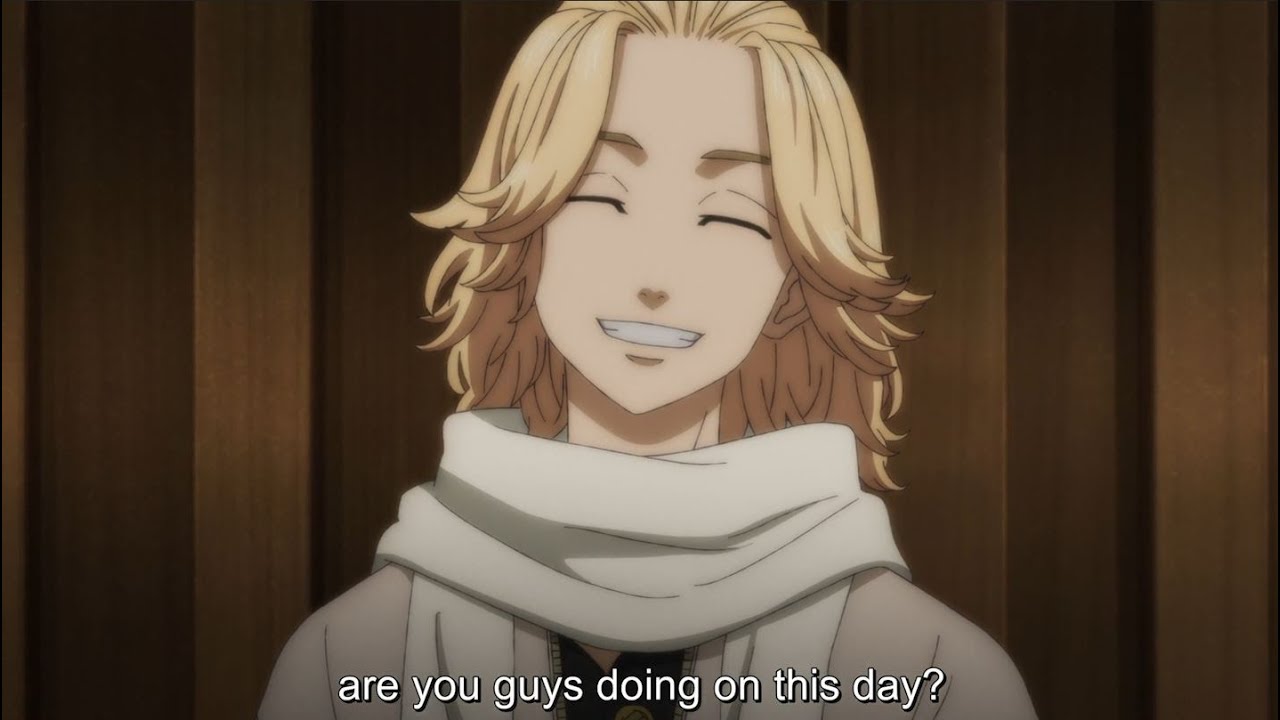 マイキーが教会に到着しました「柴 大寿と戦う準備をするマイキー」 東京リベンジャーズ第2期8話かっこいいの瞬間