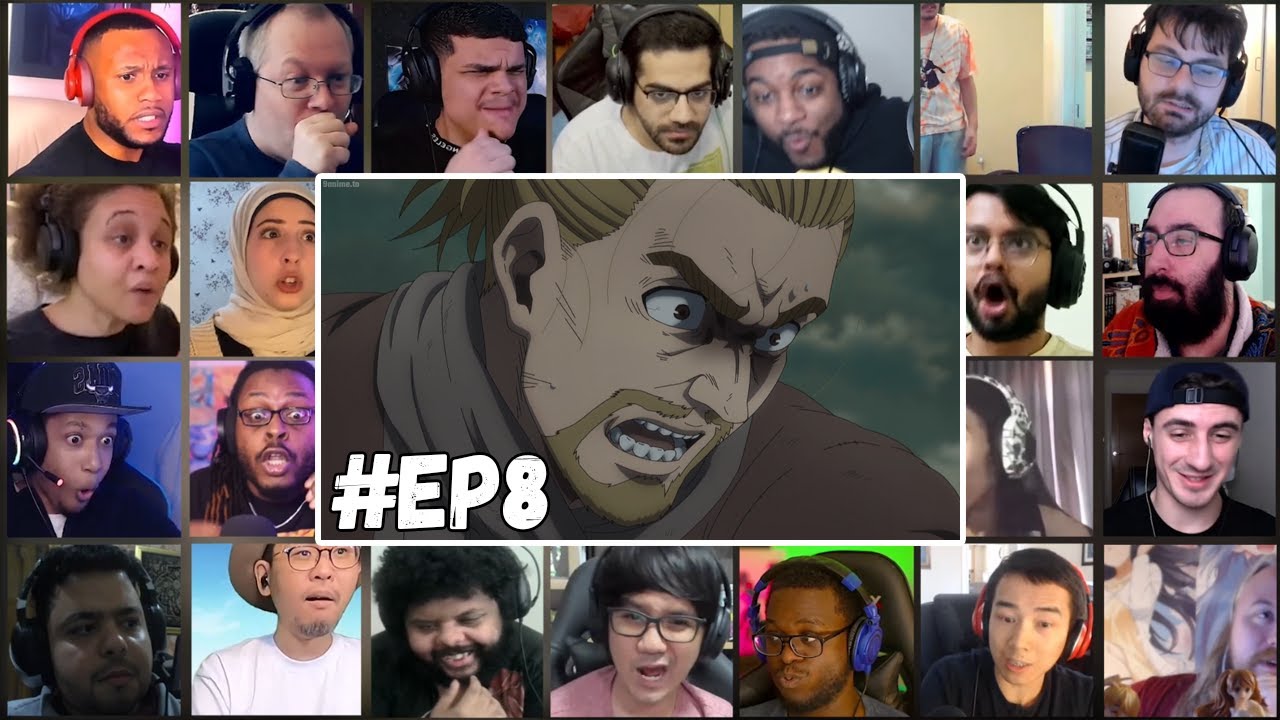 [20+ Reactions] Vinland Saga Season 2 Episode 8 Mega Reaction Mashup | ヴィンランド・サガ