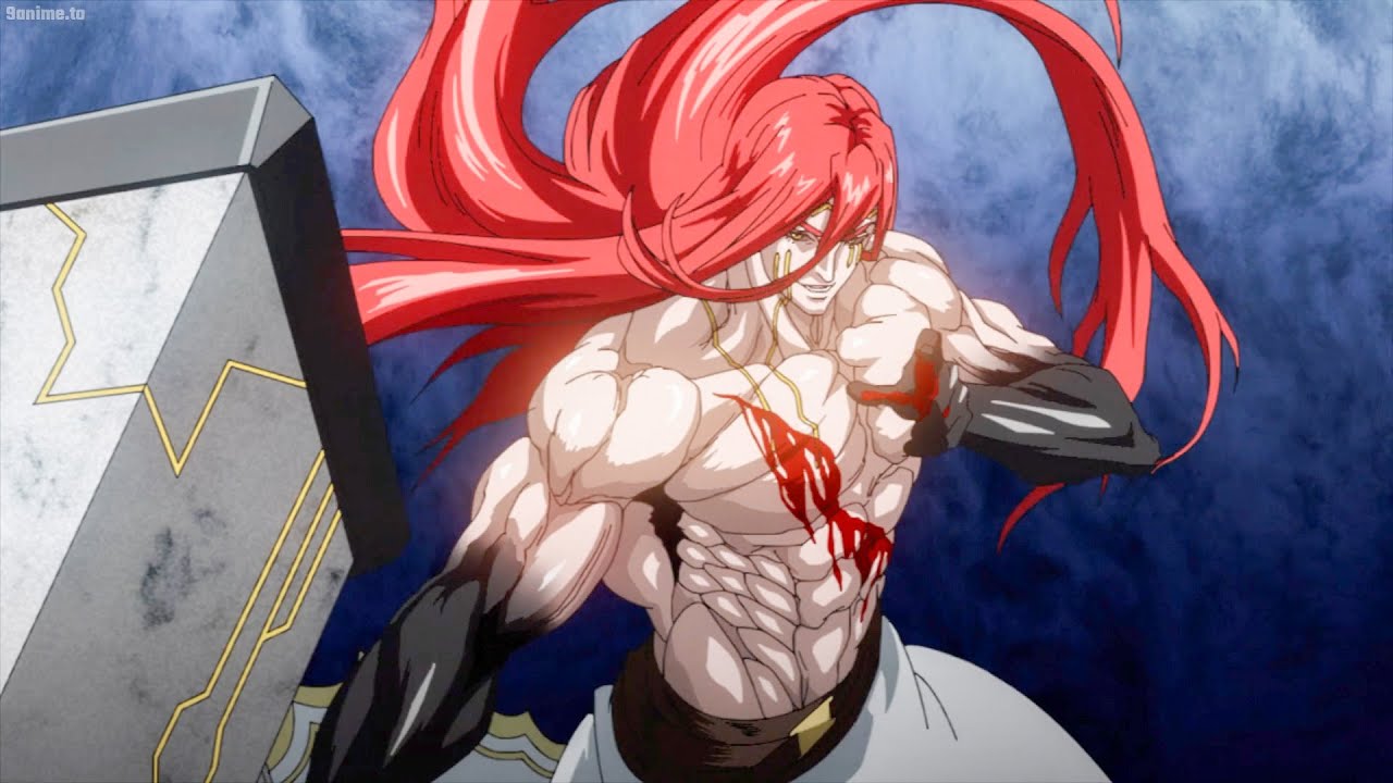 終末のワルキューレ | トールが一撃でサンダーハンマーでフィールドを粉砕,Thor smashes the field with a thunder hammer