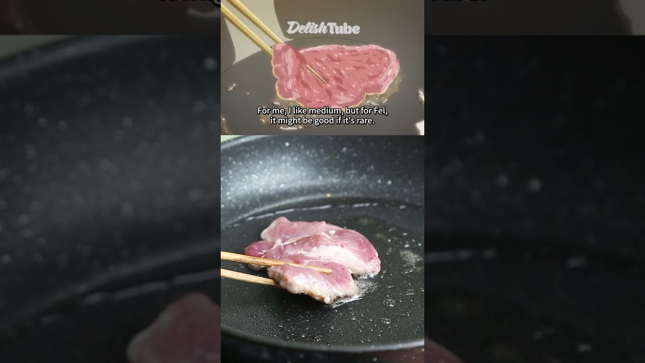 RECOOK GYUDON STEIK || CAMPFIRE COOKING IN ANOTHER WORLDとんでもスキルで異世界放浪メシ Episode 2 #shorts