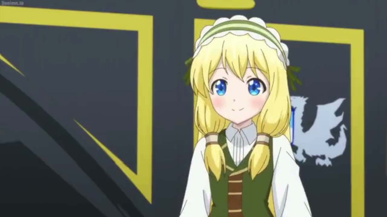 Eliaria saying goodbye to her family