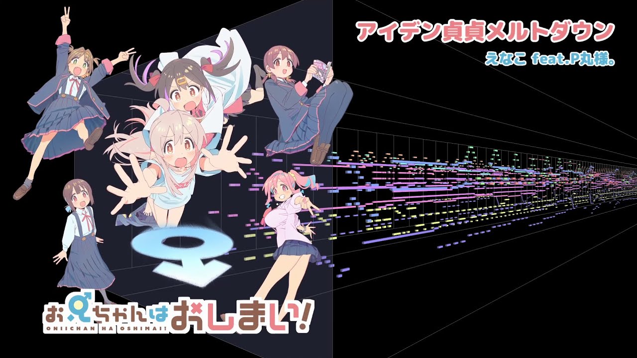 【お兄ちゃんはおしまい！】OPテーマ「アイデン貞貞メルトダウン」を耳コピしてみた フルサイズ（カラオケ） Onii-chan wa Oshimai! OP Full size