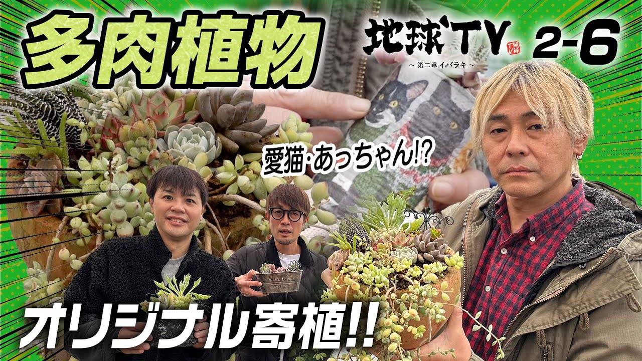 【地球TV 第2章】#6 ヒロシとスパローズが多肉植物に夢中＆経営者脳が覚醒！？