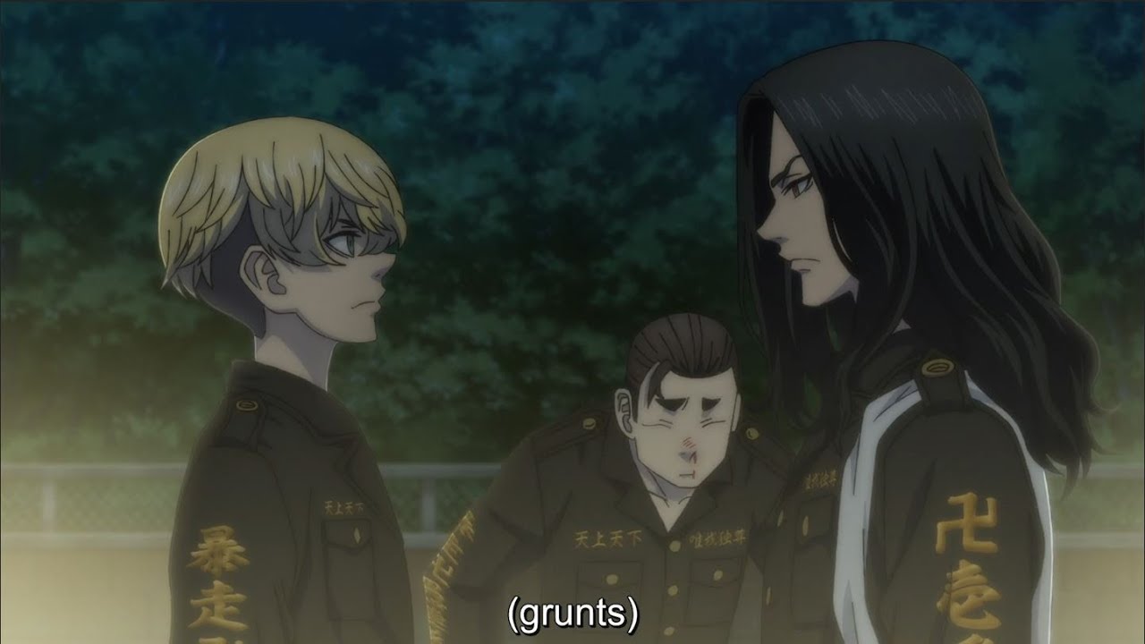 場地が千冬を殴りつける「松野千冬がメンバー東京卍會を殴った」 東京リベンジャーズ第2期6話戦いの瞬