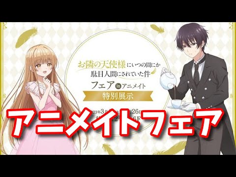お隣の天使様にいつの間にか駄目人間にされていた件 フェア in アニメイト 特別展示【アニメ/漫画/グッズ/フィギュア/イベント/コラボ情報】【vlog】