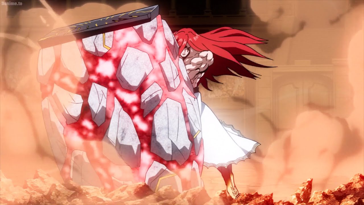 終末のワルキューレ | トールがサンダーハンマーを使って呂 布 奉先の体を粉砕し、みんなを怖がらせた,Thor smashes Lu Bu's body with a thunder hammer