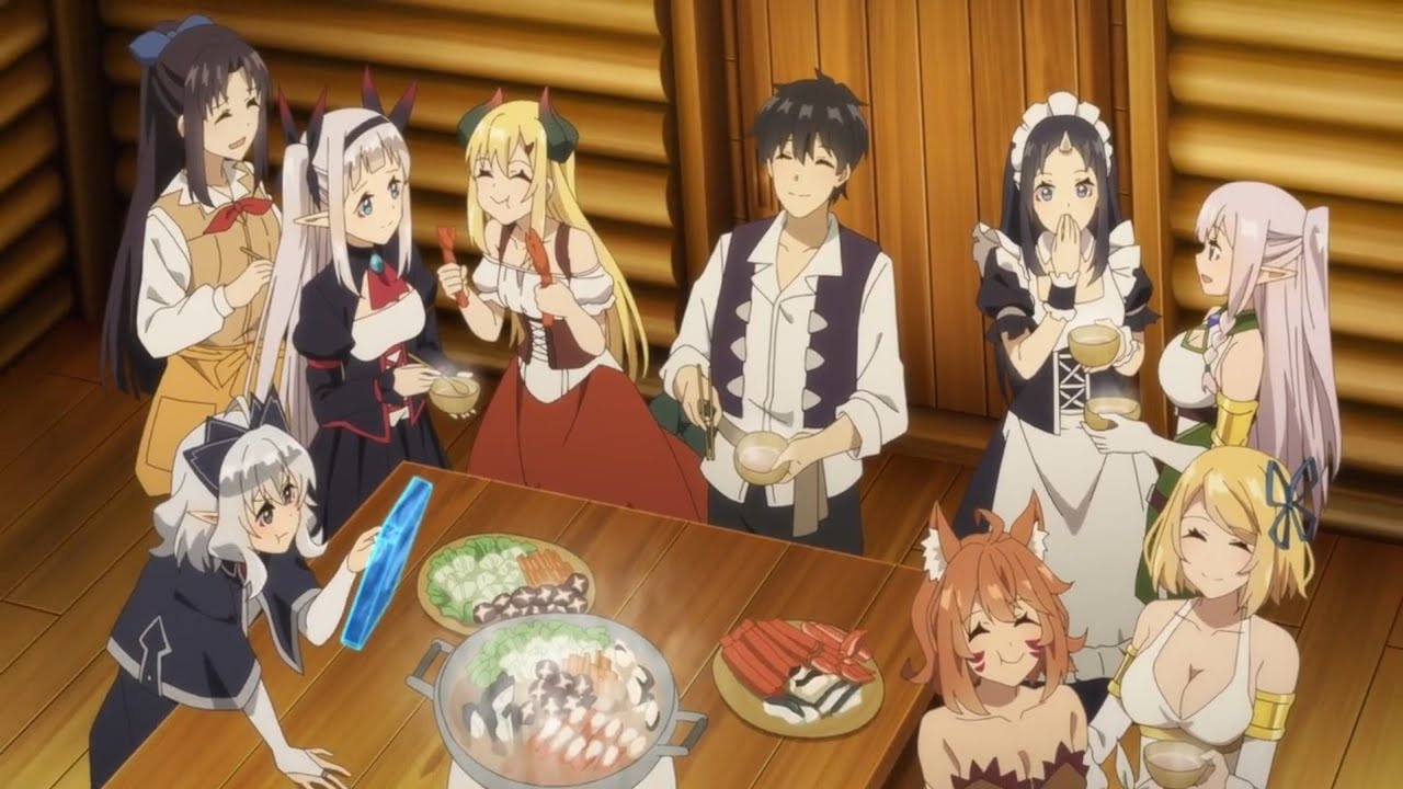 Hotpot party with Seafood || Isekai Nonbiri Nouka Episode 9