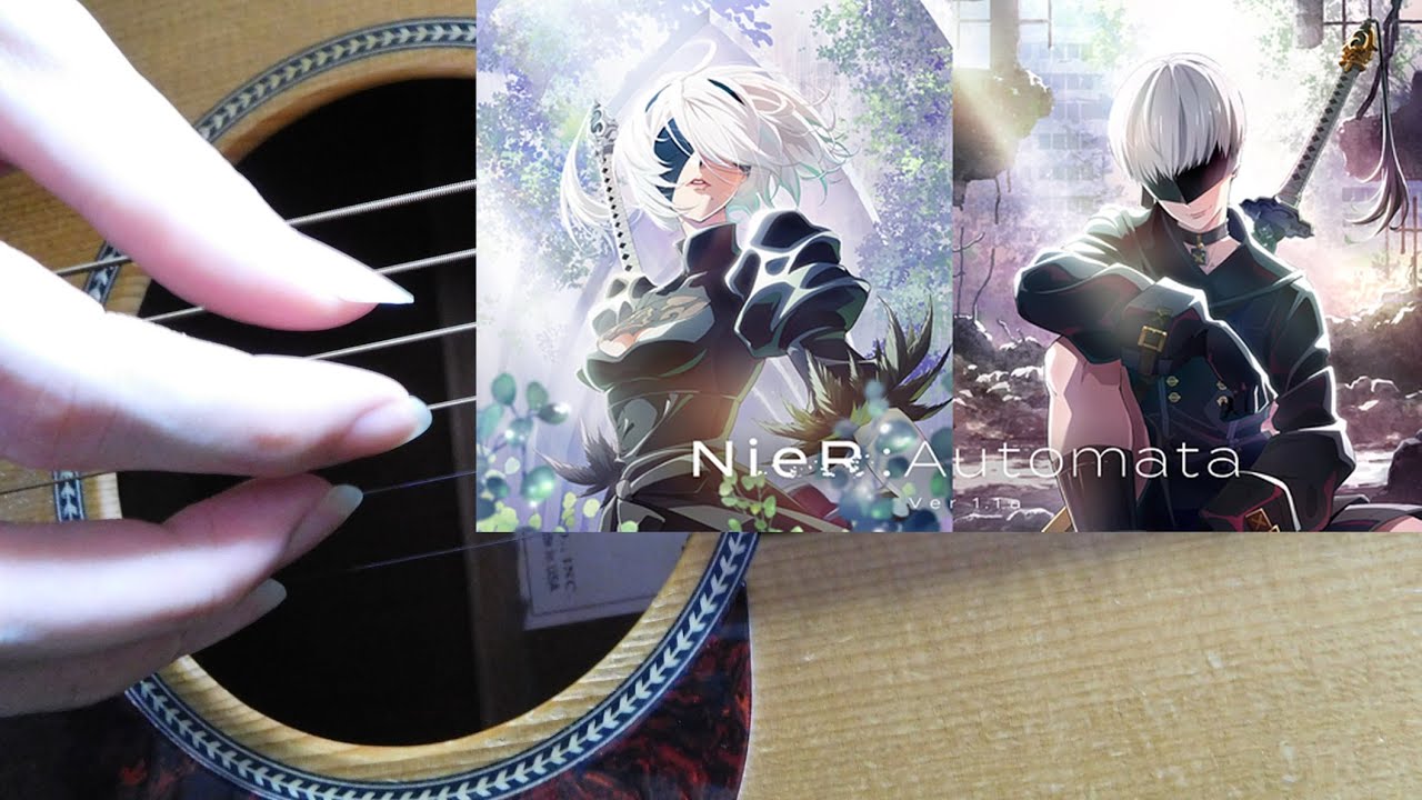 【ソロギター】escalate(アニメ『NieR:Automata Ver1.1a』OP）【Fingerstyle Guitar Cover】-DADFAD-