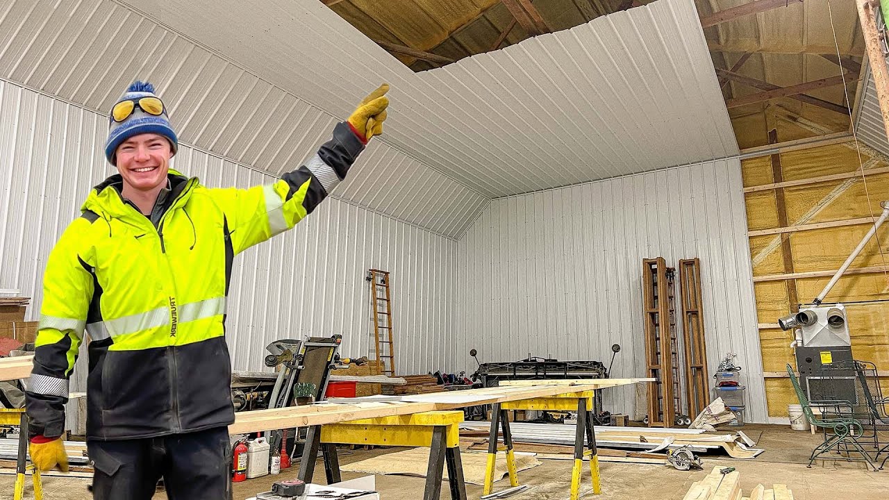 After 67 Days Of Building...We Had To Cut The Roof