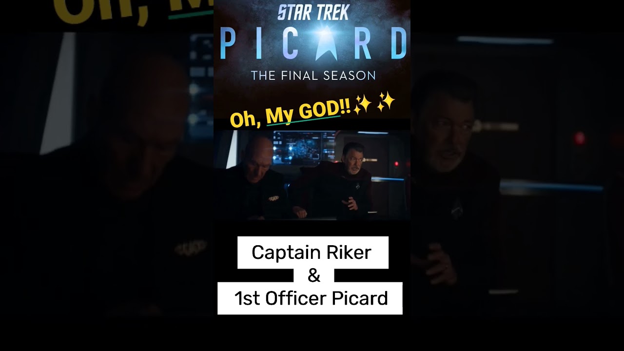 Captain Riker & 1st Officer Picard(Call Me Number One) #startrek #startrekpicard #picard #reaction