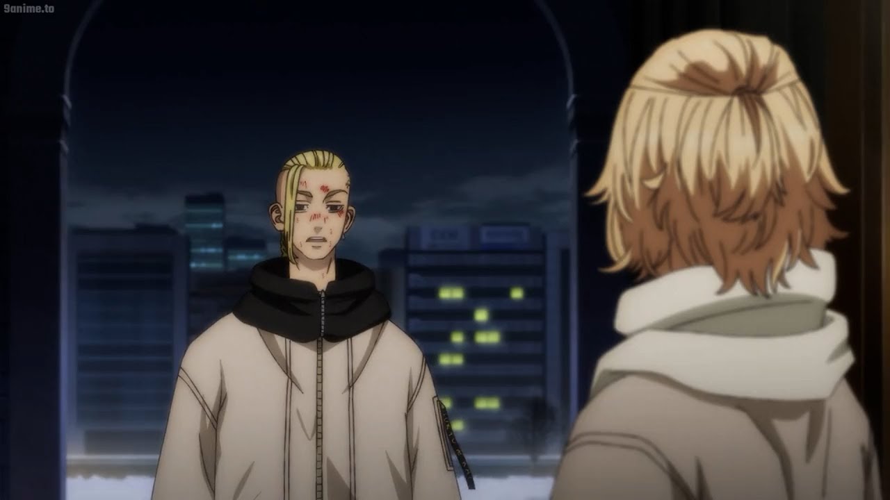 Draken vs 100 Soliers "Black dragons" , Mikey destroy the "Black dragons" in a single note