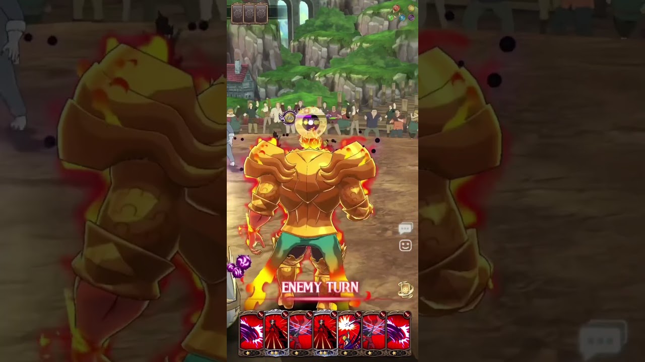 【グラクロ】強そうなフェスキャラ編成をリタイアさせる煉獄メリオダス入りの魔神パが楽しすぎた！