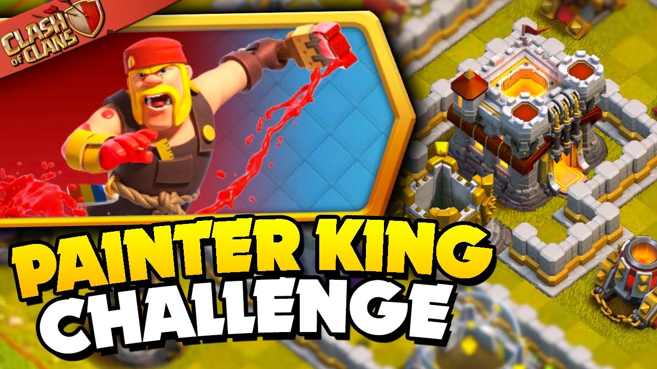 Easily 3 Star the Painter King Challenge (Clash of Clans)