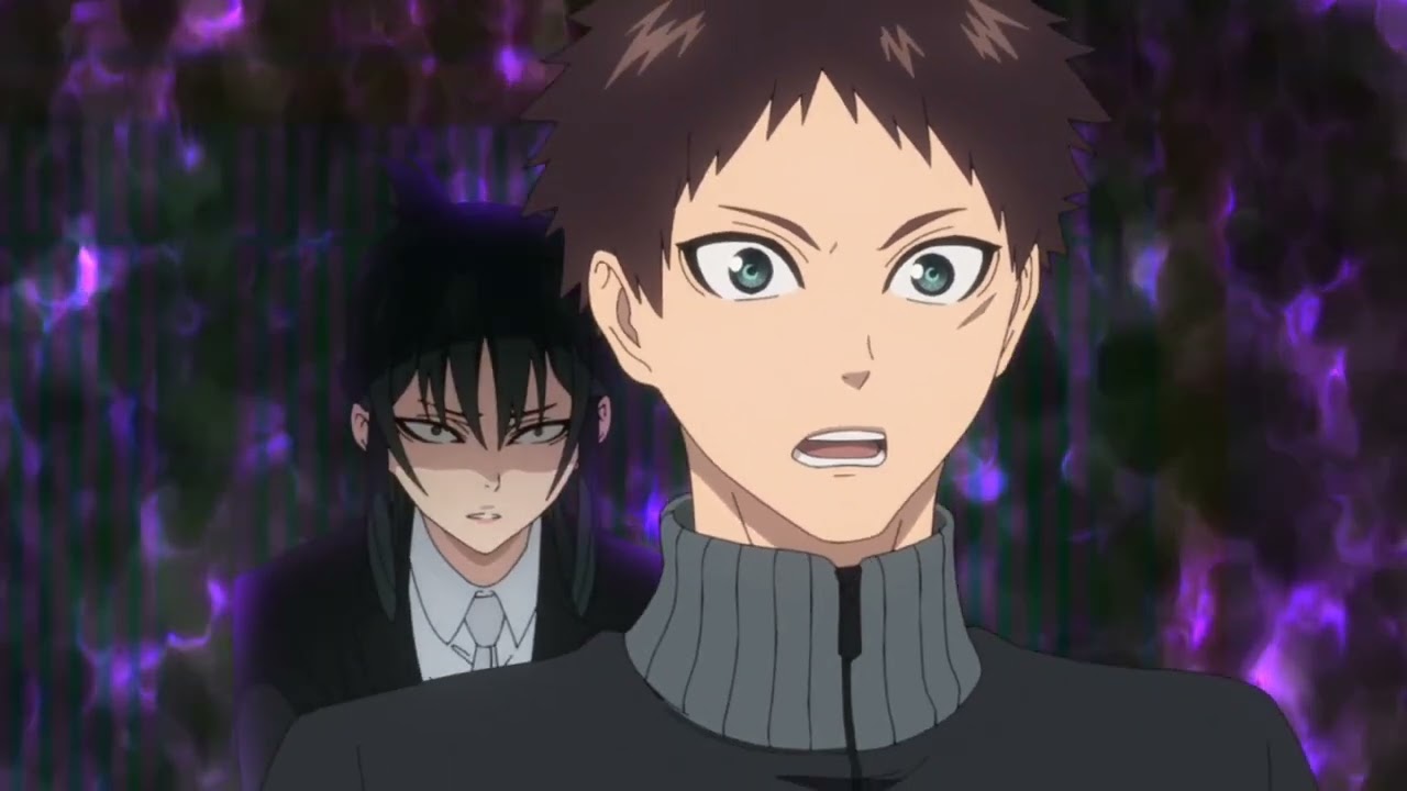 hyouma trying to say botan's first name ~ Mononogatari Episode 9 もののがたり