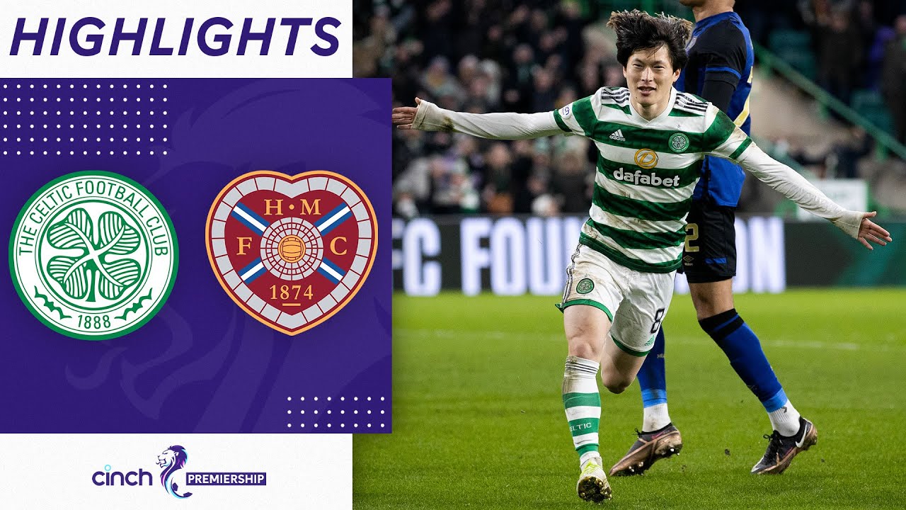 Celtic 3-1 Hearts | Kyogo Furuhashi Scores and Assists in Home Victory | cinch Premiership