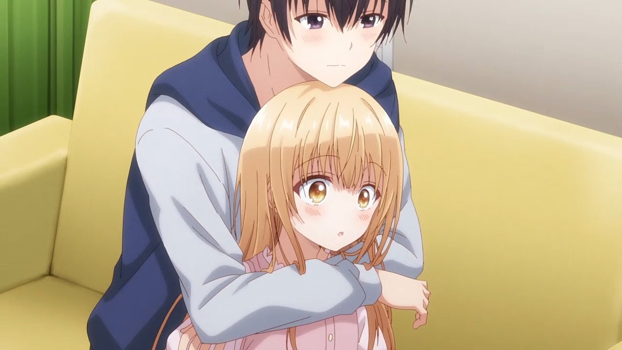 Amane Fujimiya hugging Mahiru Shiina from behind makes her feel so warm Ep 10 お隣の天使様にいつの間にか駄目人間にされてい