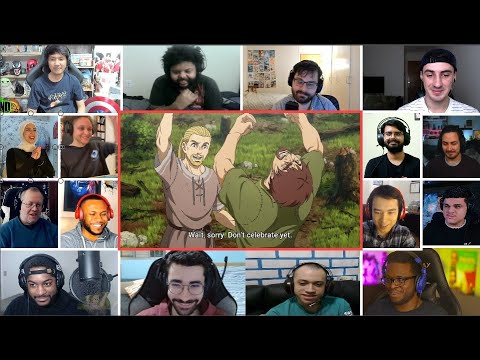 Vinland Saga Season 2 Episode 10 Reaction Mashup -  ヴィンランドサガ 2期 10話 リアクシ