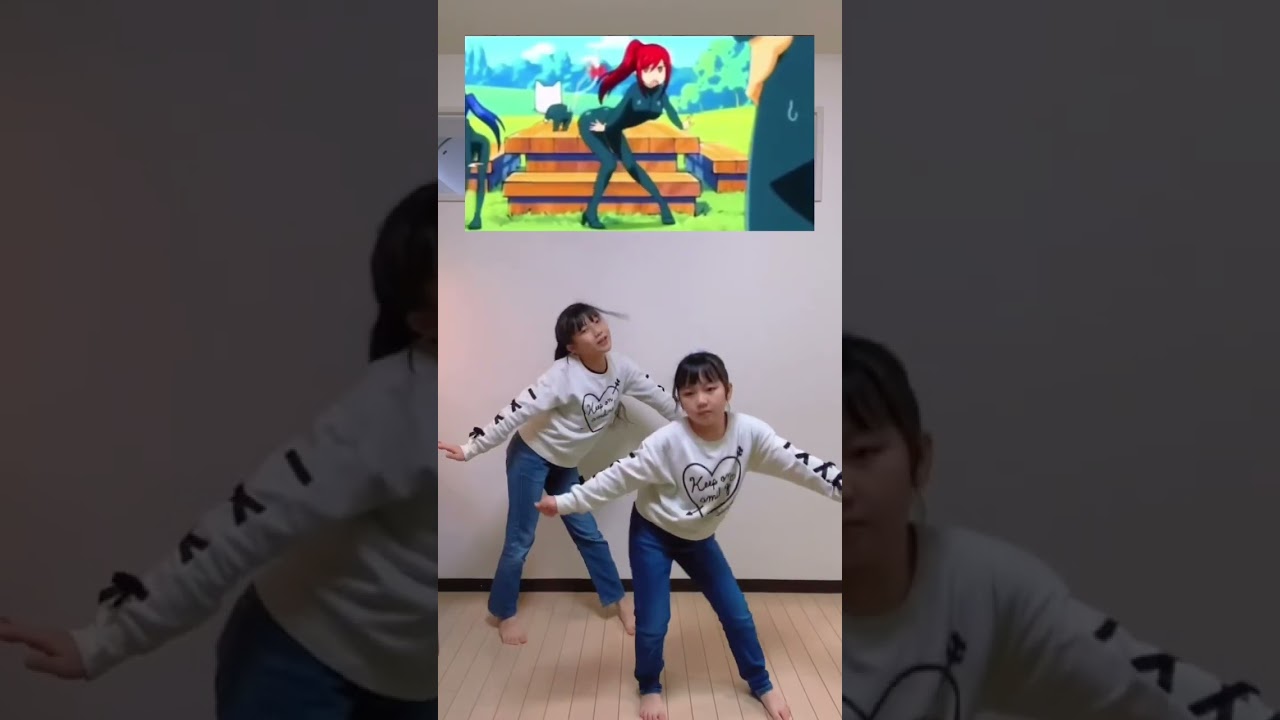 TikTokでバズりすぎてるロカロカダンス姉妹で踊ってみた♪ #Shorts