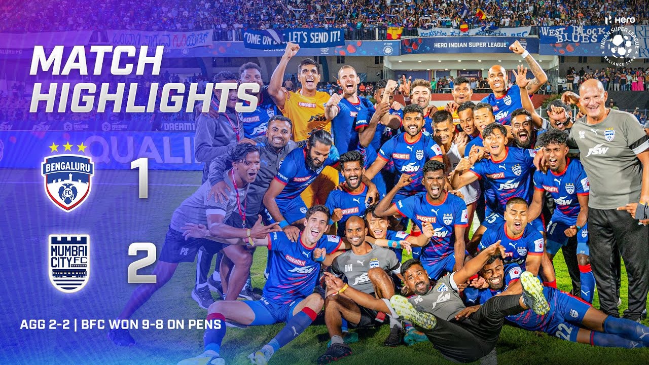 Highlights - Bengaluru FC 1-2 Mumbai City FC (2-2 Agg, 9-8 pens) | SF1 2nd Leg, Hero ISL 2022-23