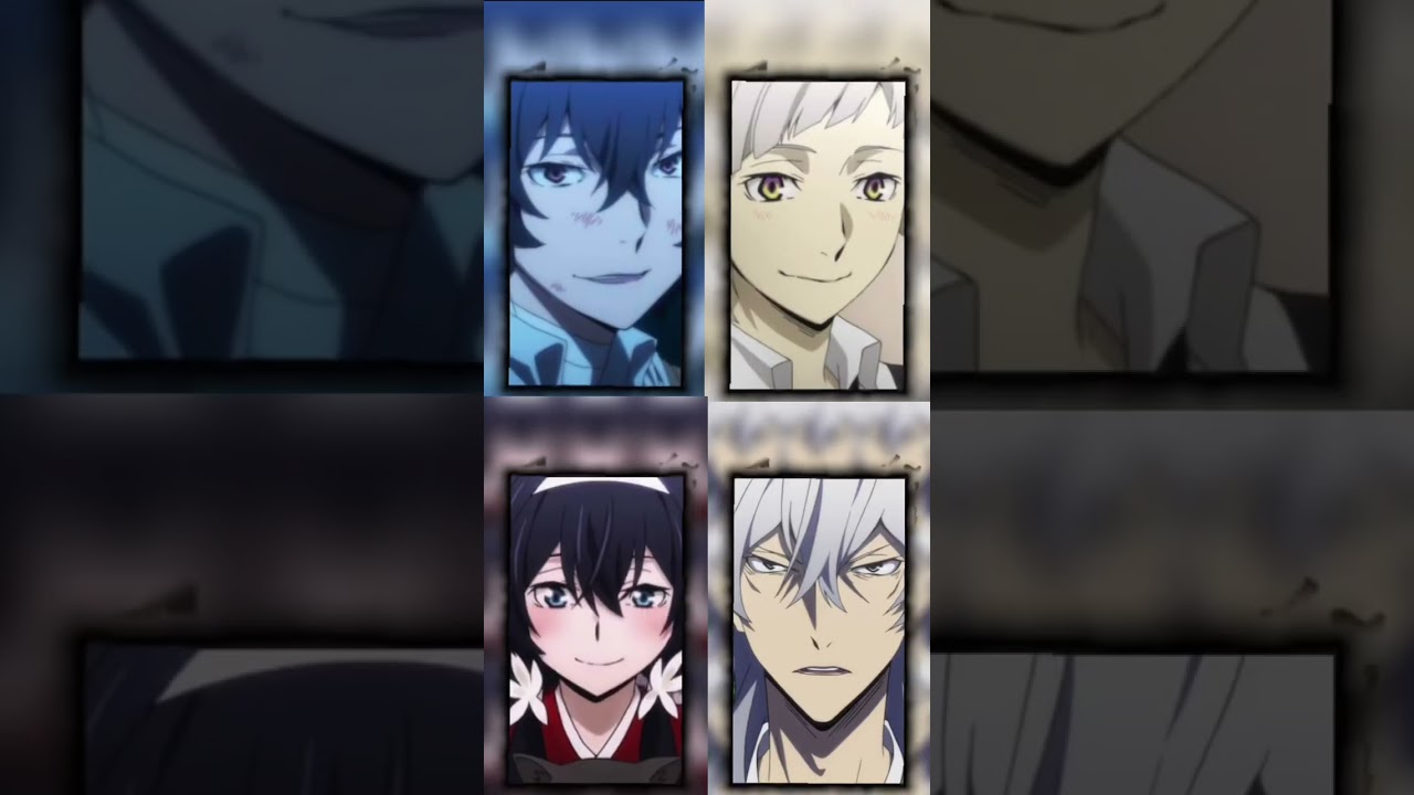 4人のセコム※主の独断と偏見を含みます #太宰治 #中原中也 #中島敦 #芥川龍之介 #泉鏡花 #尾崎紅葉 #福沢諭吉 #森鴎外 #文スト #bsd #文豪ストレイドッグス