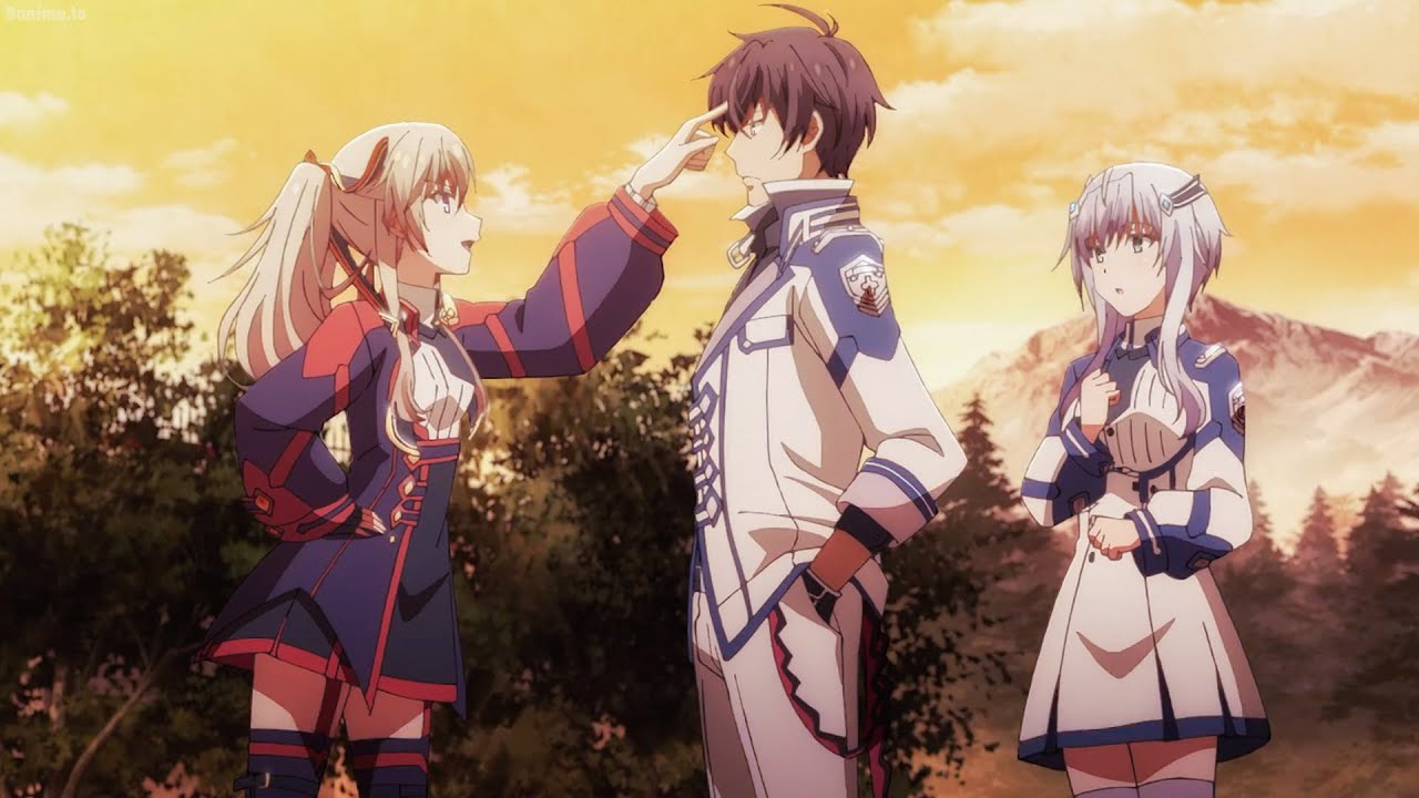 魔王学院の不適合者 | サーシャが傲慢に魔王アノスに俺との戦いを挑む,Sasha arrogantly challenges demon king Anos