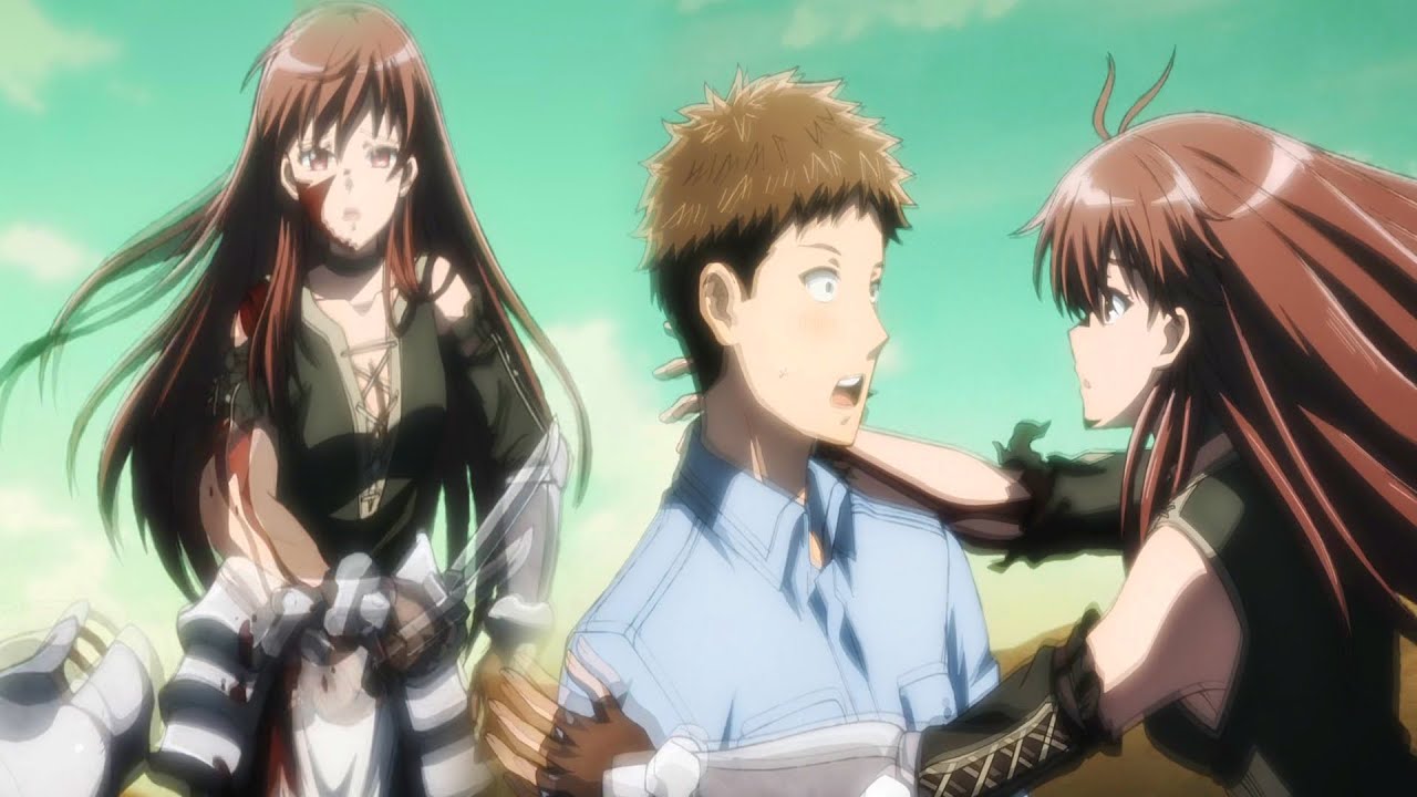 Raelza about to KISS Saitou | Handyman Saitou in Another World Ep 11