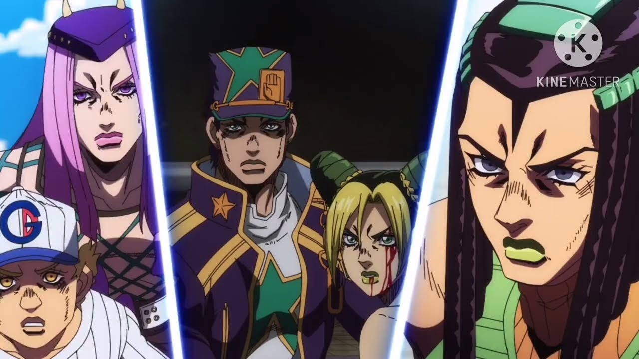 ジョジョの奇妙な冒険 ６部 ストーンオーシャン』( ３５話　) 助けに来る　承太郎